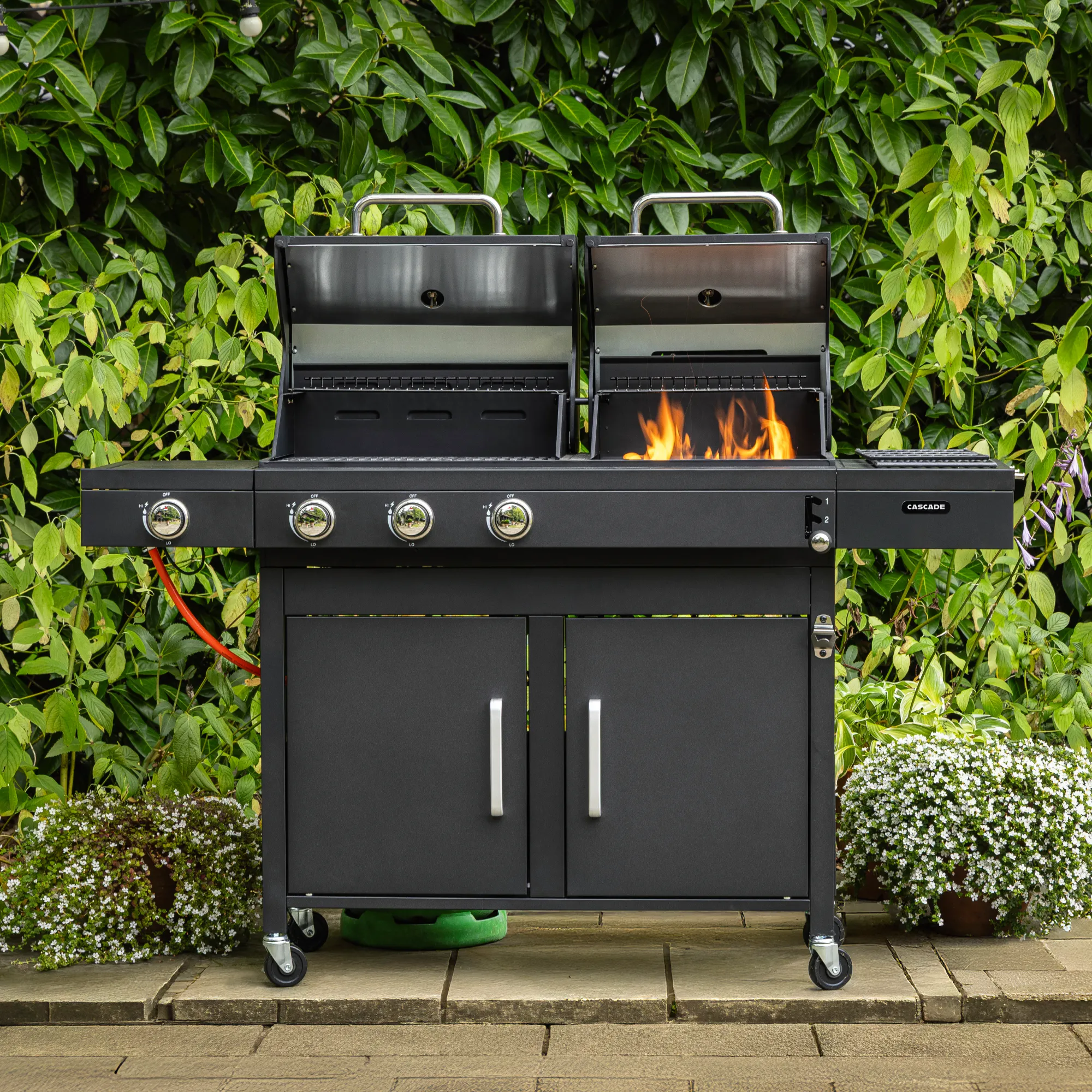 Fire Mountain Cascade Dual Fuel Gas & Charcoal BBQ - Image 17