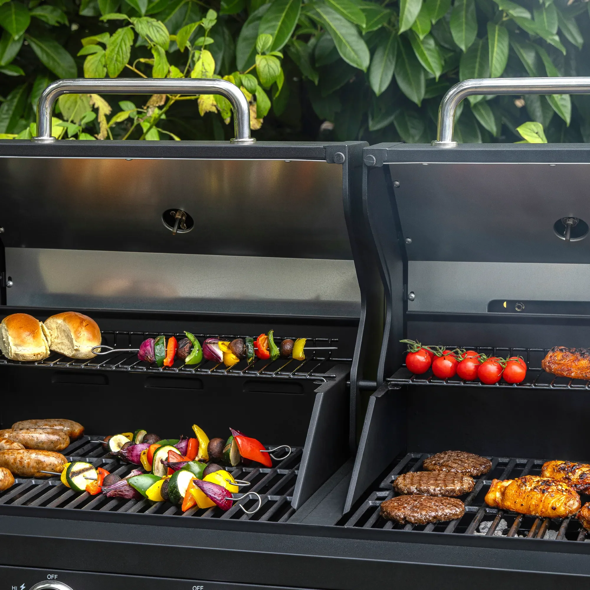 Fire Mountain Cascade Dual Fuel Gas & Charcoal BBQ - Image 18