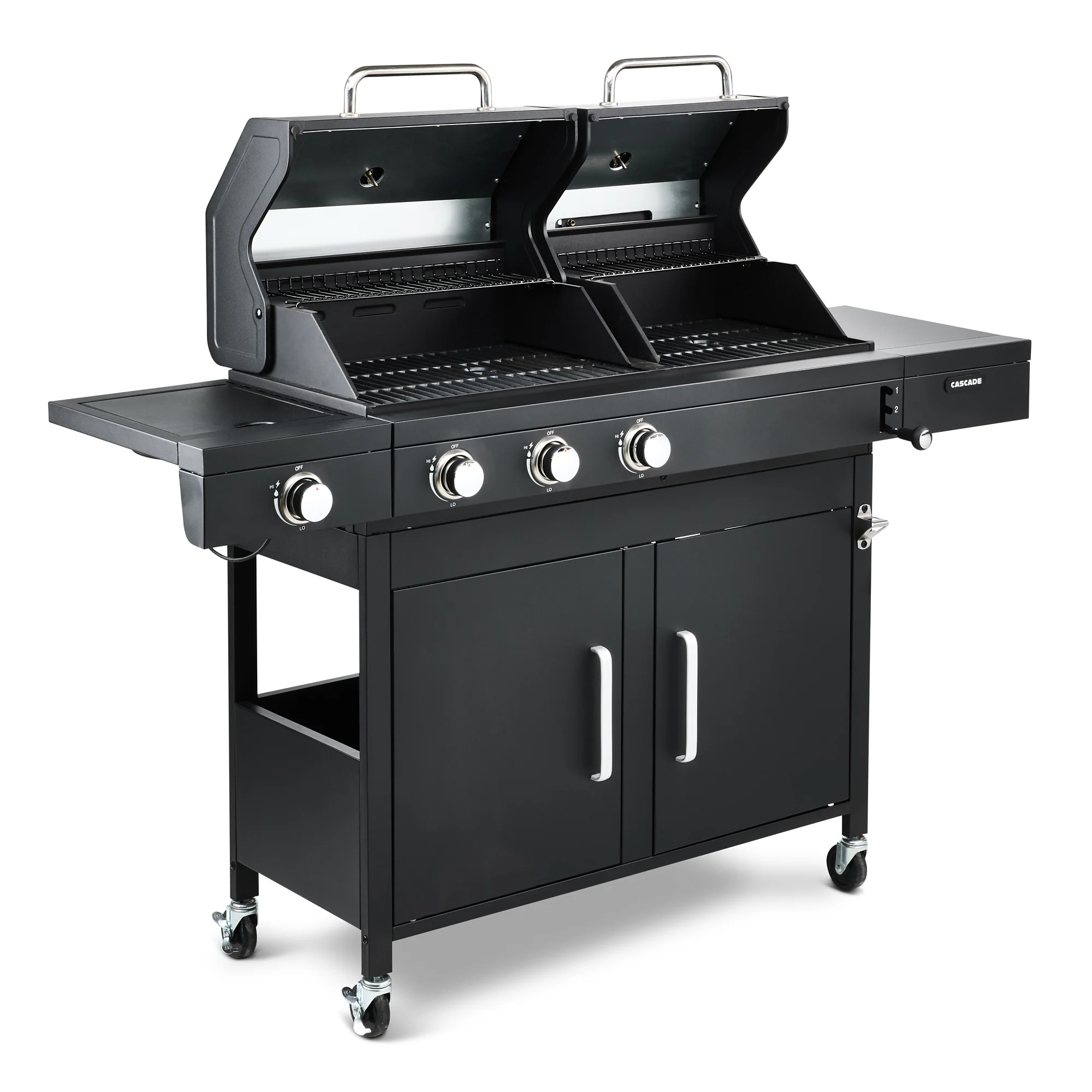 Fire Mountain Cascade Dual Fuel Gas & Charcoal BBQ - Image 3
