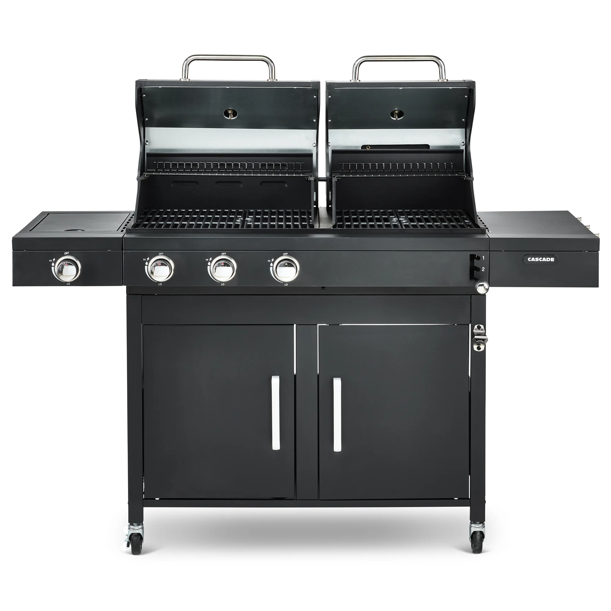Fire Mountain Cascade Dual Fuel Gas & Charcoal BBQ - Image 4