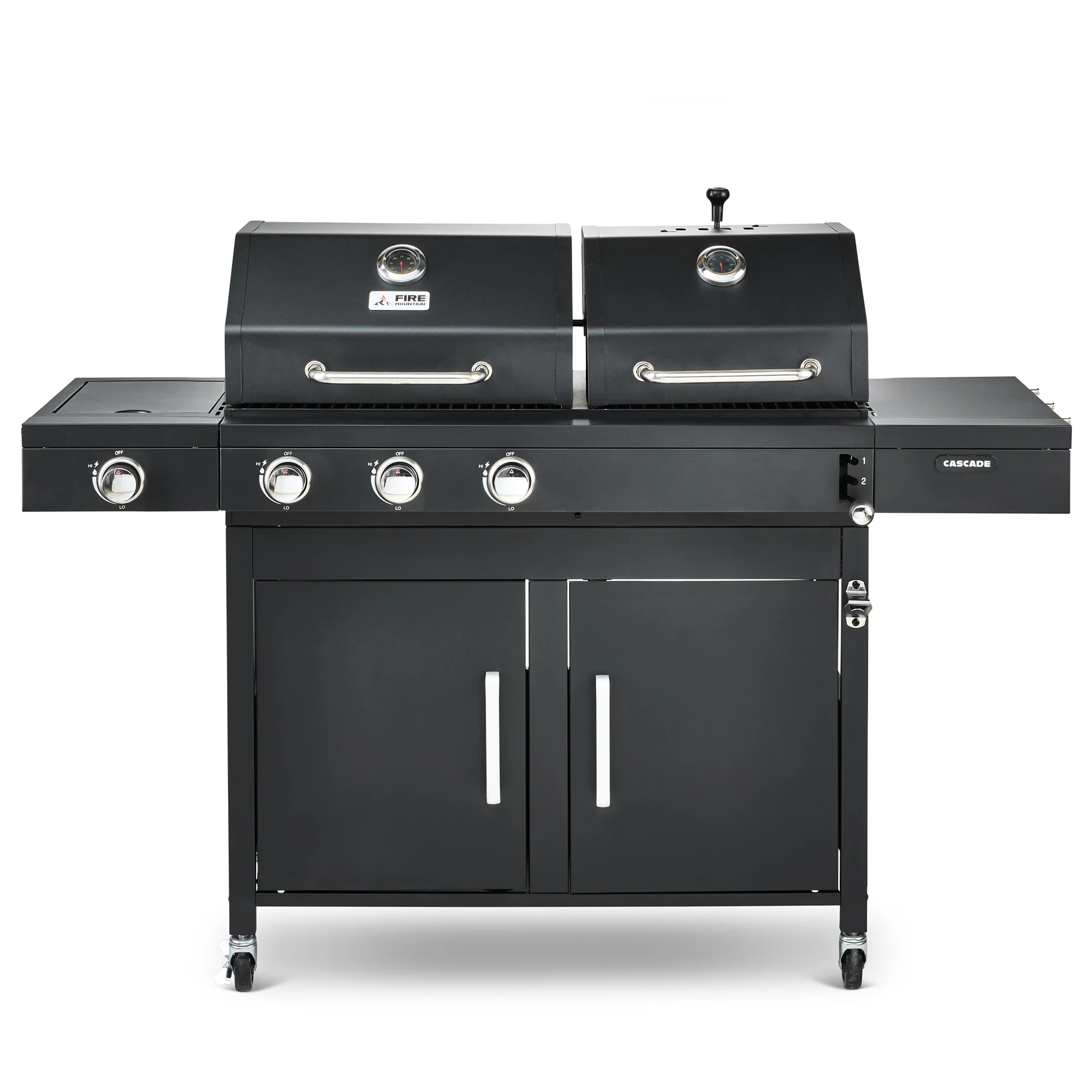 Fire Mountain Cascade Dual Fuel Gas & Charcoal BBQ - Image 5