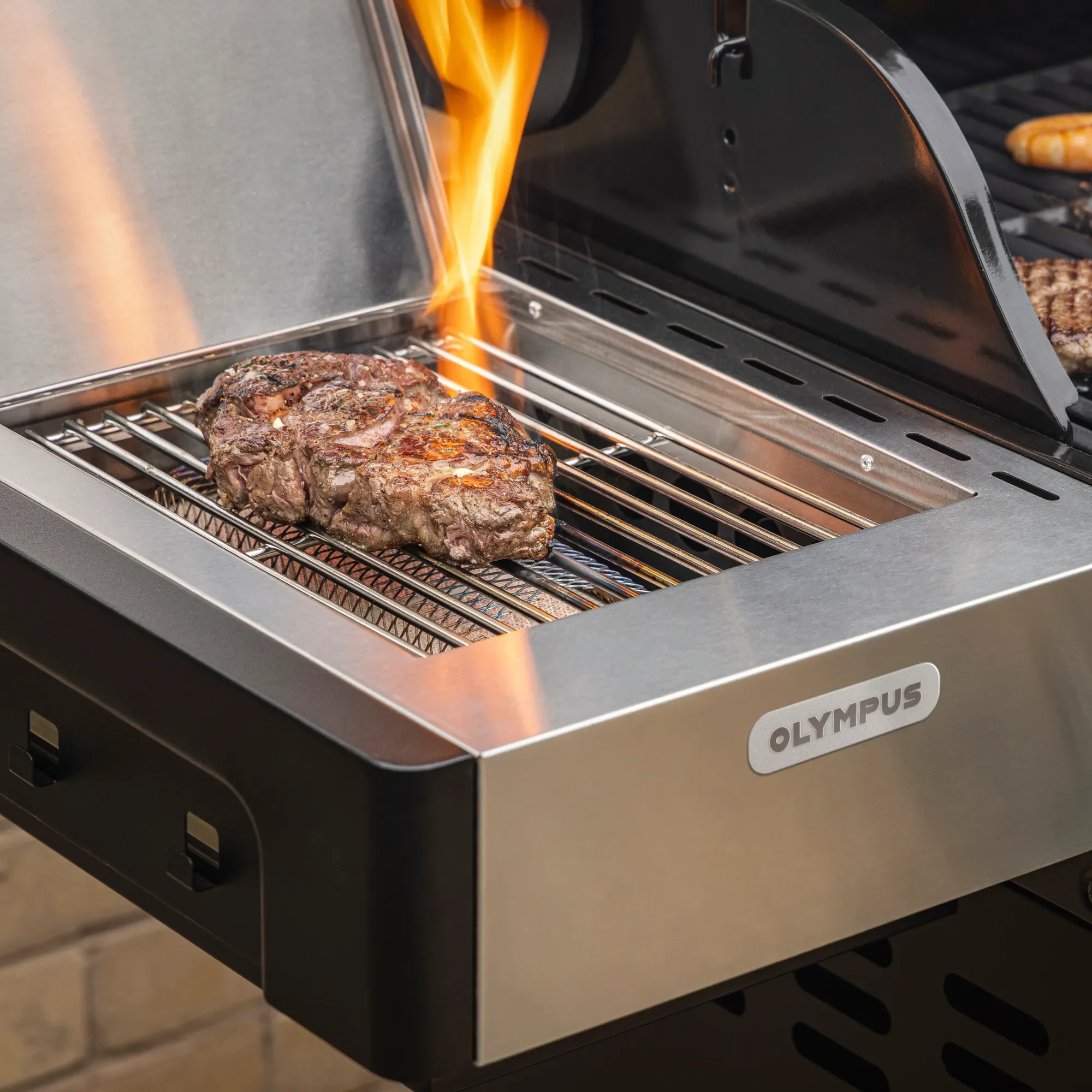 Fire Mountain Olympus Stainless Steel 5 Burner Gas BBQ (3+2) - Image 19