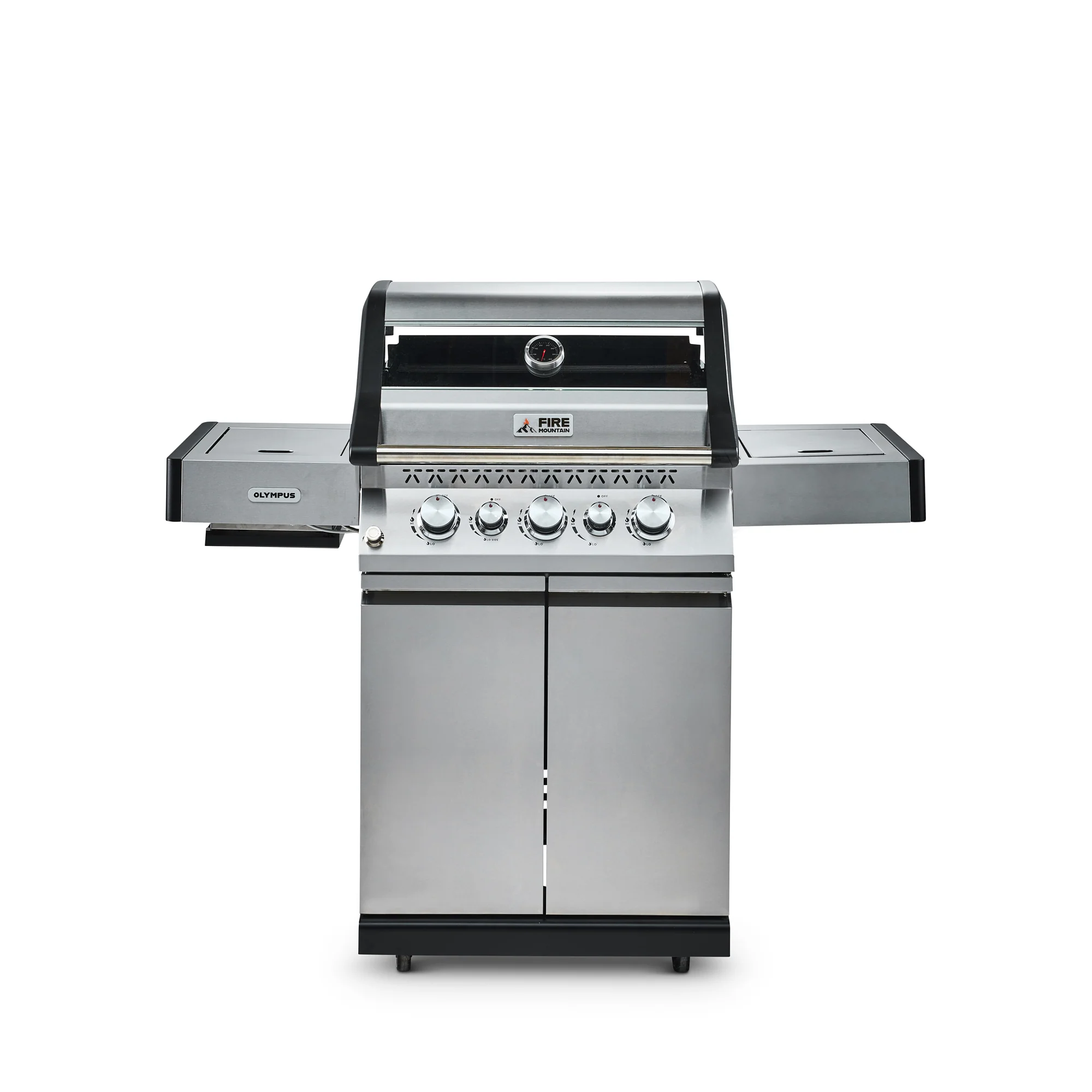 Fire Mountain Olympus Stainless Steel 5 Burner Gas BBQ (3+2) - Image 4