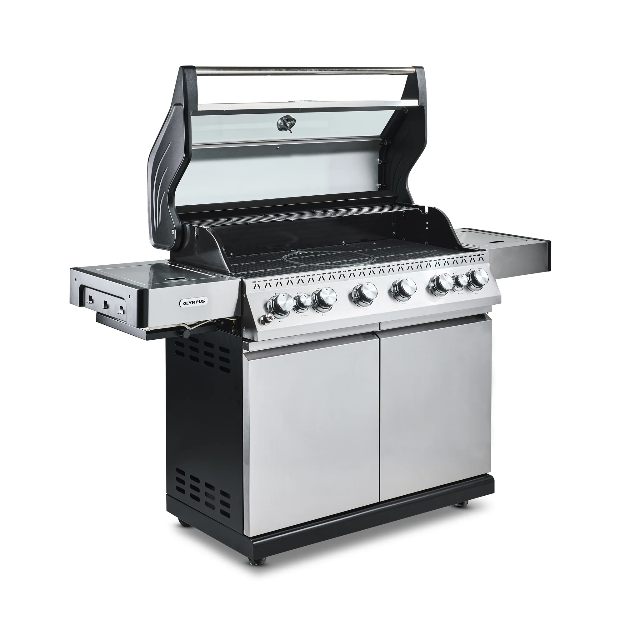 Fire Mountain Olympus Stainless Steel 8 Burner Gas BBQ (6+2) - Image 3