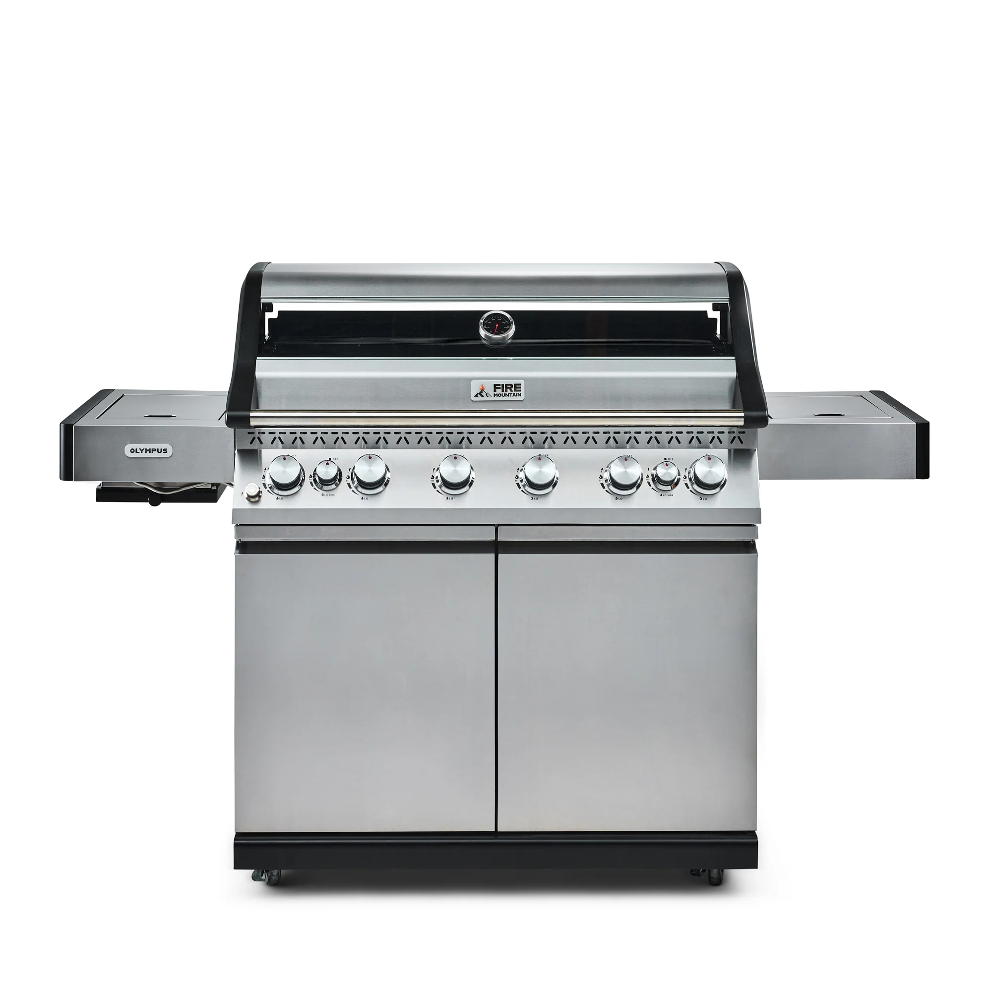 Fire Mountain Olympus Stainless Steel 8 Burner Gas BBQ (6+2) - Image 4