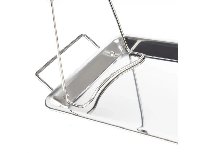 Stainless Steel BBQ Drumstick Rack - Image 5