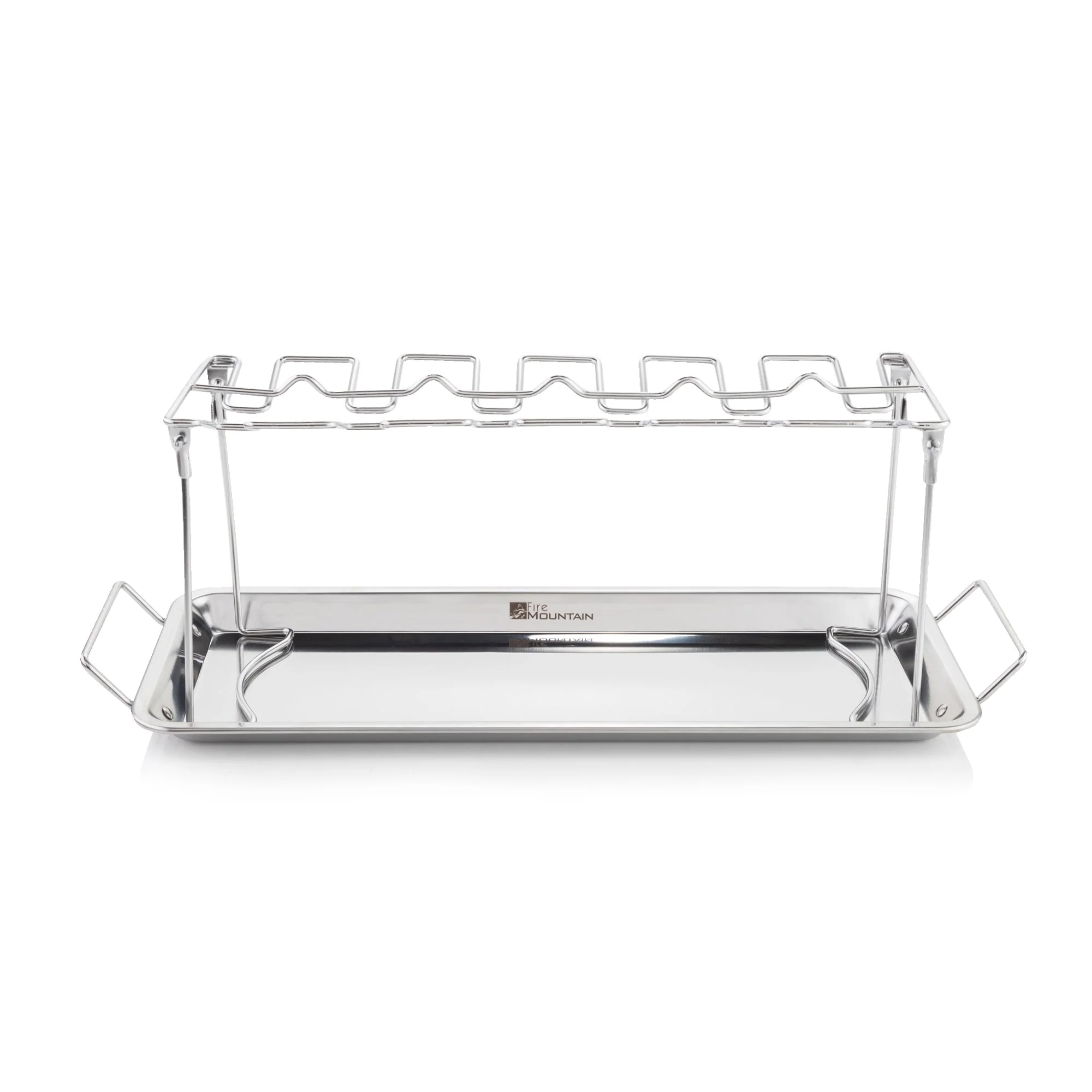 Stainless Steel BBQ Drumstick Rack - Image 6