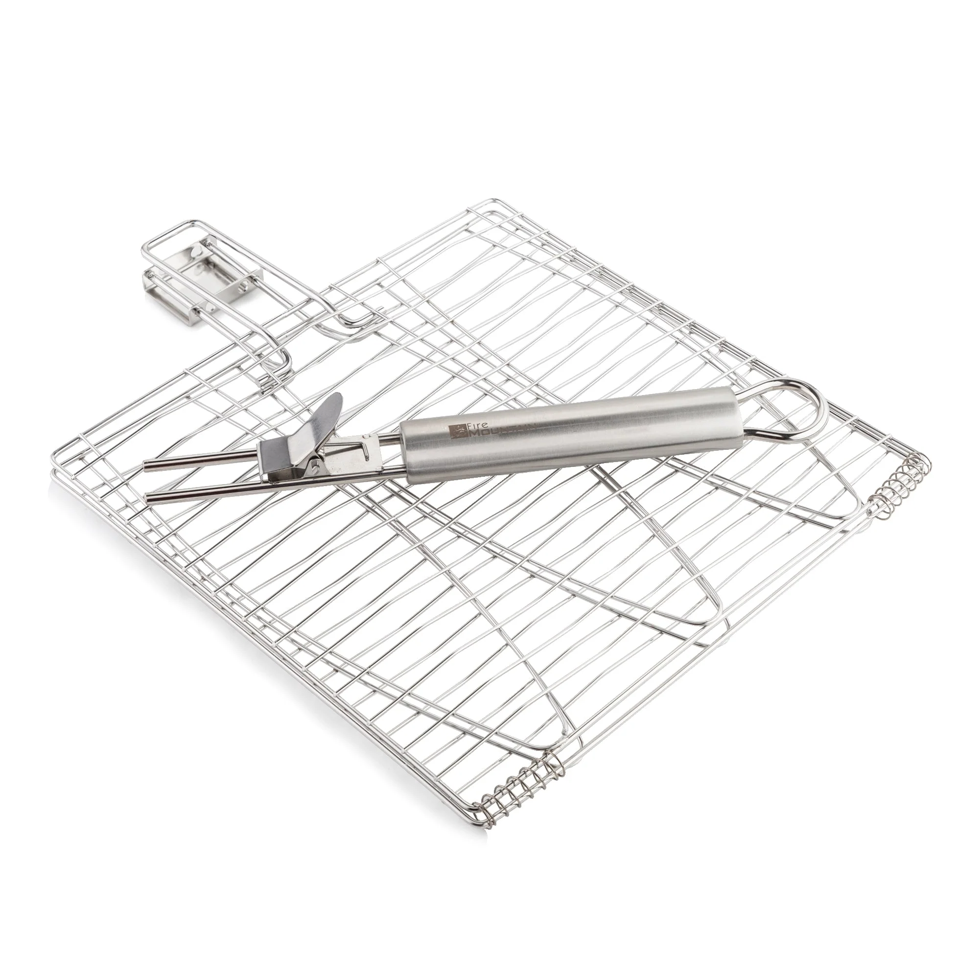 Stainless Steel BBQ Fish Grill Rack - Image 5